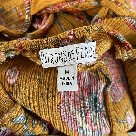 Patrons of Peace | Floral Mustard Jumpsuit - Picture 12 of 14